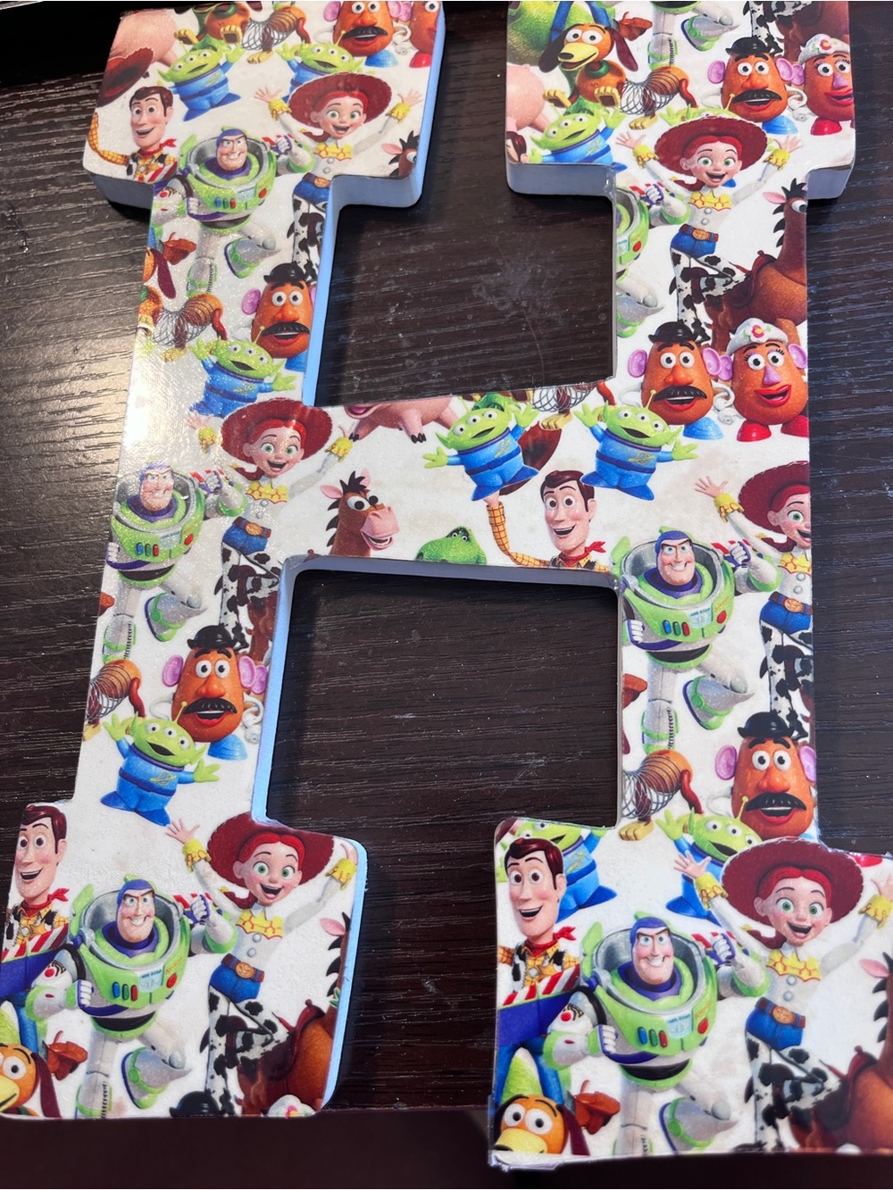 Pattern Wooden Letter H - Kids Decor